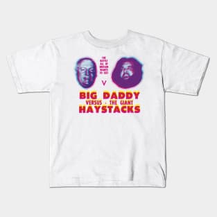 Big Daddy vs Giant Haystacks Kids T-Shirt